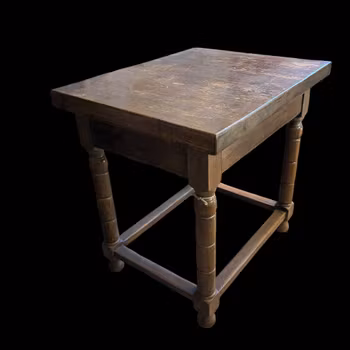 Butcher bänk - 1800-/1900-tal i betsad ek - Vintage