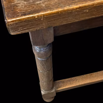 Butcher bänk - 1800-/1900-tal i betsad ek - Vintage