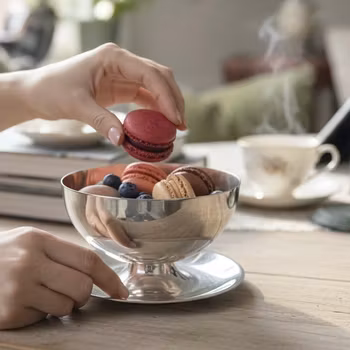 Såsskål från svenska Gense - rostfritt stål - Vintage