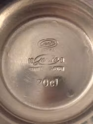 Såsskål tillverkad av svenska Gense - rostfritt stål - Vintage