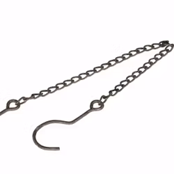 Kedja med krokar i metall - olika färg och längd