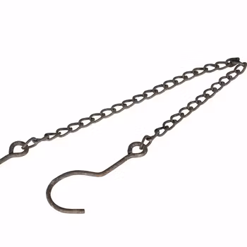 Kedja med krokar i metall - olika färg och längd