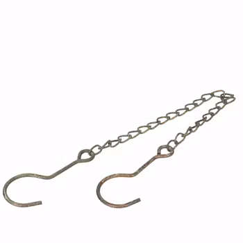 Kedja med krokar i metall - olika färg och längd