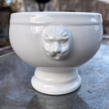 Soppskålar Pillivuyt med klassiskt lejonhuvud, 6st - Vintage