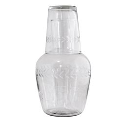 Karaff med tillhörande glas - Strömshaga