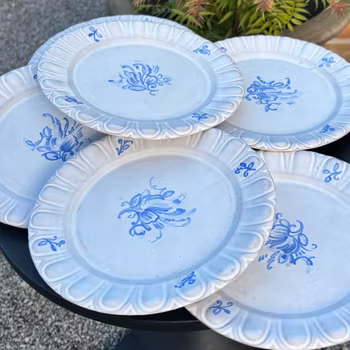 Assietter 6st från Gabriel Keramik - Vintage