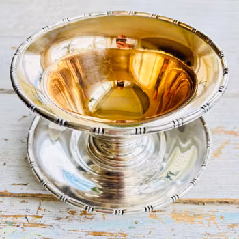 Såsskål CG Råström - prima nysilver - Vintage