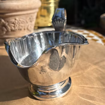 Såssnipa CG Hallberg prima nysilver - vintage