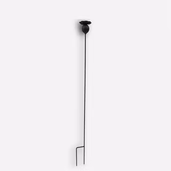 Dekoration Vallmoknopp i gjutjärn ny större knopp - 110cm - Eldgarden