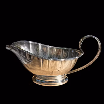 Såssnipa CG Hallberg prima nysilver - vintage