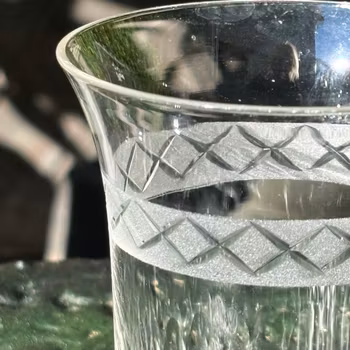 Glas selterglas Solliden Orrefors - Vintage