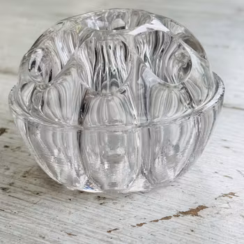 Blomsterfakir i glas - Vintage