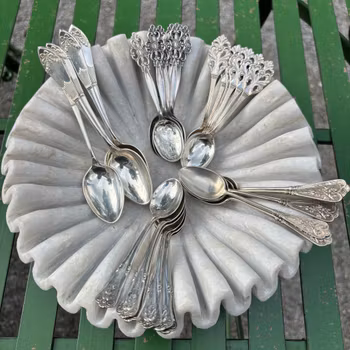Skedar Teskedar Kaffeskedar Moccaskedar - flera olika - Vintage