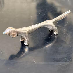 Smörtax klassiska smörhundar i nysilver - Vintage