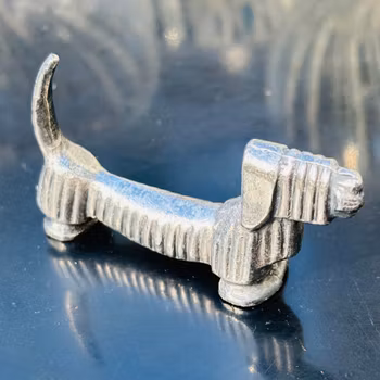 Smörtax långhårig cool hund - Vintage