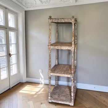 Hylla rustik etagär i fransk lantstil - Vintage