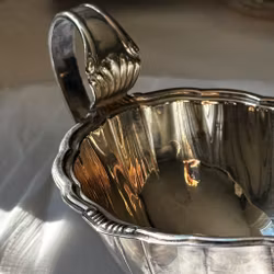 Såssnipa med fina detaljer nysilver - Vintage