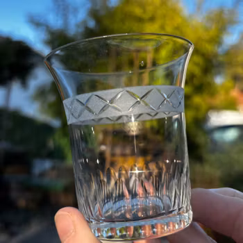 Glas selterglas ”Solliden” Orrefors - Vintage