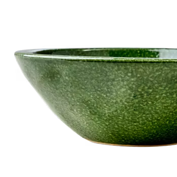 Skål i grön glasyr - D15cm - Affari of Sweden