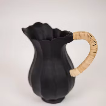 Kanna svart med klätt handtag - Olsson Jensen