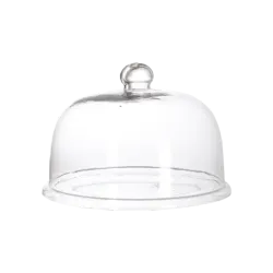 Glaskupa med knopp i glas i större storlek - Affari of Sweden