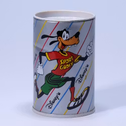 Sport Goofy - Sportig BUNDLE med Sparbössa & 3 Klistermärken