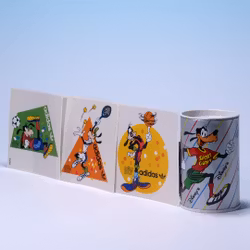 Sport Goofy - Sportig BUNDLE med Sparbössa & 3 Klistermärken