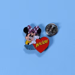 Pin - Disney: Mimmi hjärtar Musse - 90-tal