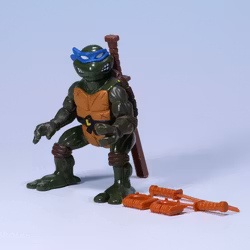 Teenage Mutant Ninja Turtles Somersault Samurai Leo - Playmates Toys 1993 - KOMPLETT