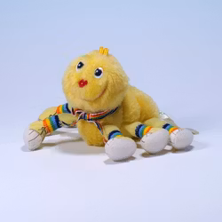 Lots-A-Lots-A-Leggggggs Gul med 3 Par Ben - Commonwealth 1984