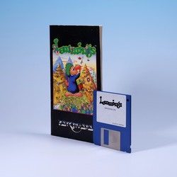 Lemmings - Med Manual - PC MSDos Diskett - 1991