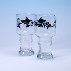 Glas Sea World Shamu - Souvenirglas 90-tal - 2st