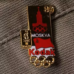Pin - Kodak OS i Moskva 1980 - 1980