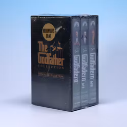 Gudfadern I, II & III VHS-Box - Widescreen Edition - Paramount 1997 OÖPPNAD