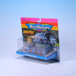 Micro Machines Troopers Colorado State Patrol - Galoob 1992 MOC