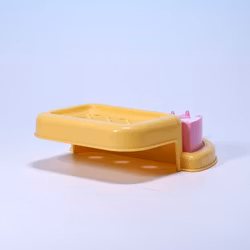 Polly Pocket Bathtime Soap Dish Playset - Mattel/Blue Bird 1990 - KOMPLETT