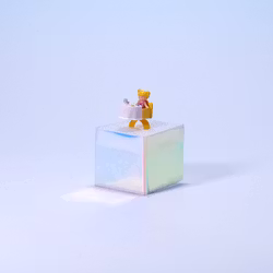 Polly Pocket Tiny Tina's Dinner Time Ring - Mattel/Blue Bird 1989 - KOMPLETT