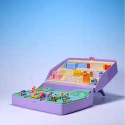 Polly Pocket Jewel Case Playset - Mattel/Blue Bird 1989 - KOMPLETT