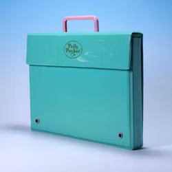 Polly Pocket Writing Case Playset - Mattel/Blue Bird 1990 - KOMPLETT