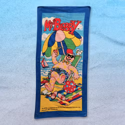 Badlakan Mr Blobby - Vintage Beach Towel 1992