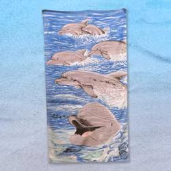 Badlakan Sex Delfiner - Vintage Beach Towel 90-tal