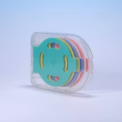CD-förvaring Transparent & Pastellig - Y2K Futurism