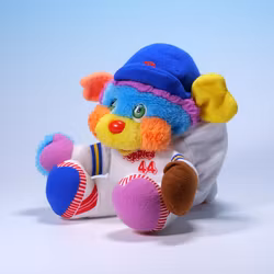 Sports Popples PC Pitcher - Mattel 1986 - Fint Skick
