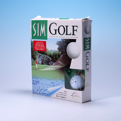 Sim Golf - Med Golfboll - PC Big Box - Maxis 1996 - KOMPLETT