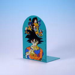 Bokstöd Dragon Ball Z - Superfin & Turkos - Animaion International 1989 - Rare Find!