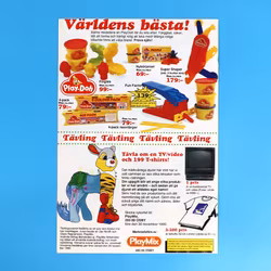 Leksakskatalog Annonsbilaga - Playmix September 1990