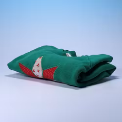 Ugly Christmas Sweater - Grön Julstjärna - Vintage Fruit Of The Loom - XL