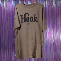 T-Shirt - Hook VHS Promo - Tristar, Amblin, Videogruppen Hos Shell & Egmont Film - 1992- XL - Rare Find!