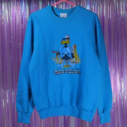 Collegetröja - RoboDuck - Duck*Mania - 1987 - M