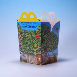 Happy Meal-box Djungelboken - Svensk - McDonald's 1993